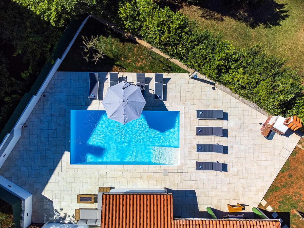 Big Swimming Pool Apartment Monvidal Pula Exterior photo